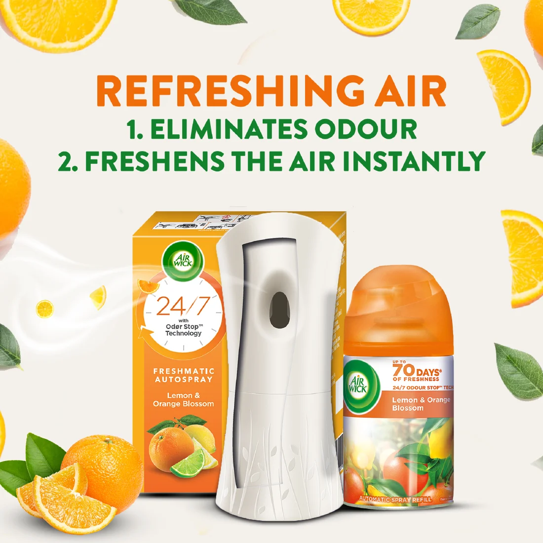 Air Wick Freshmatic Complete, Nagpur Narangi, Lemon & Orange Blossom