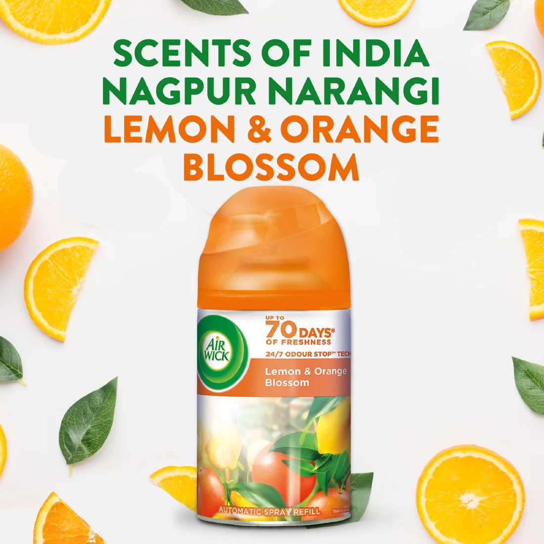 Air Wick Freshmatic Refill, Nagpur Narangi, Lemon & Orange Blossom