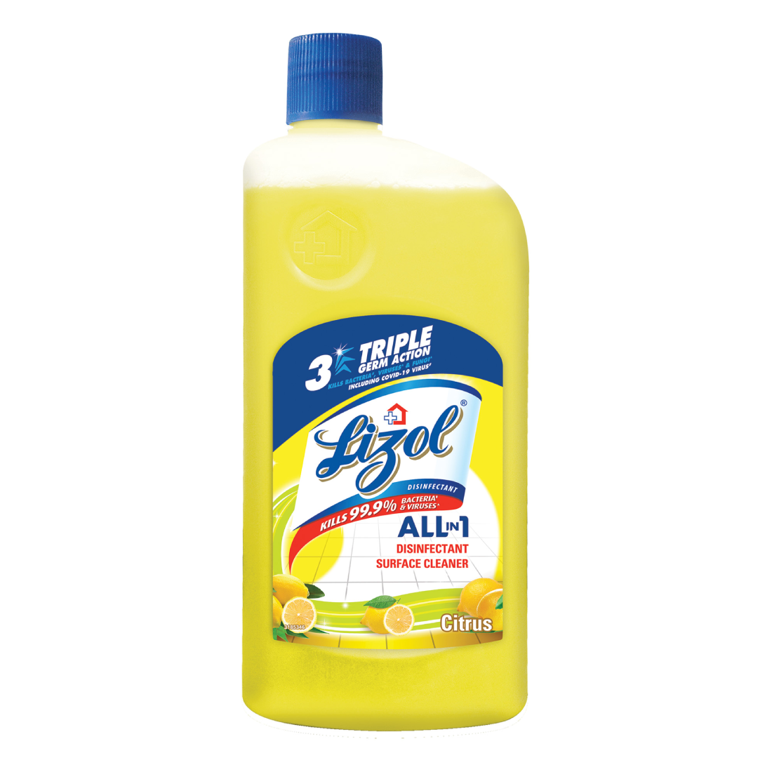Lizol Disinfectant Surface Cleaner, Citrus, 975ml