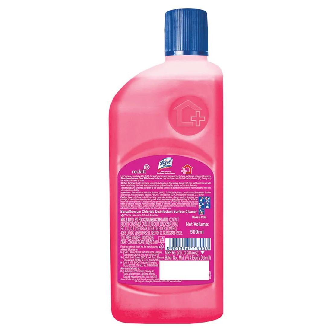 Lizol Disinfectant Surface Cleaner, Floral, 500ml