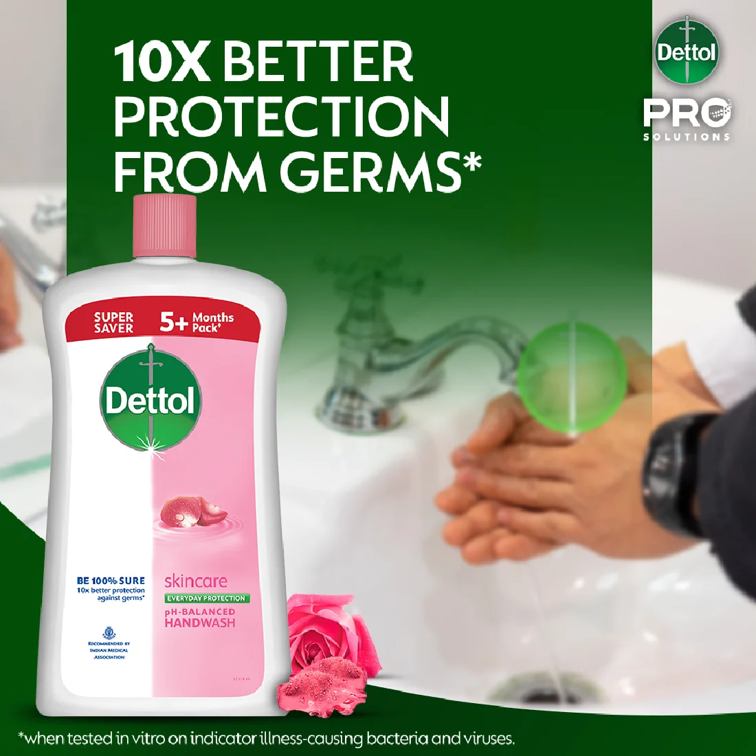Dettol Liquid Handwash Refill, Skincare, 900ml