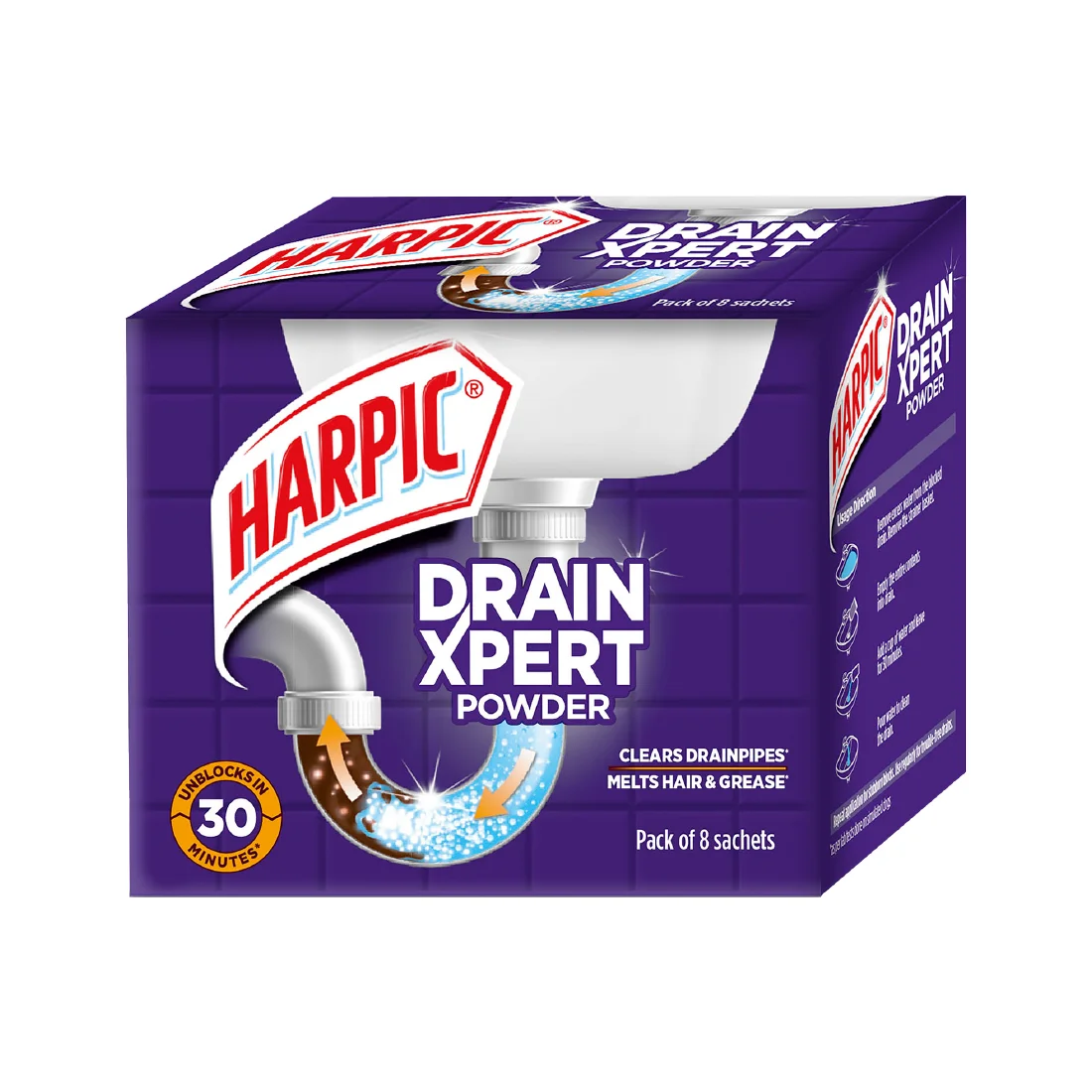Harpic Drain Cleaner, 50g