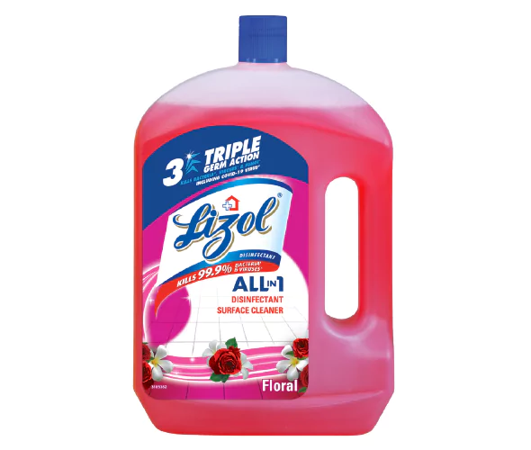 Lizol Disinfectant Surface Cleaner, Floral, 2L